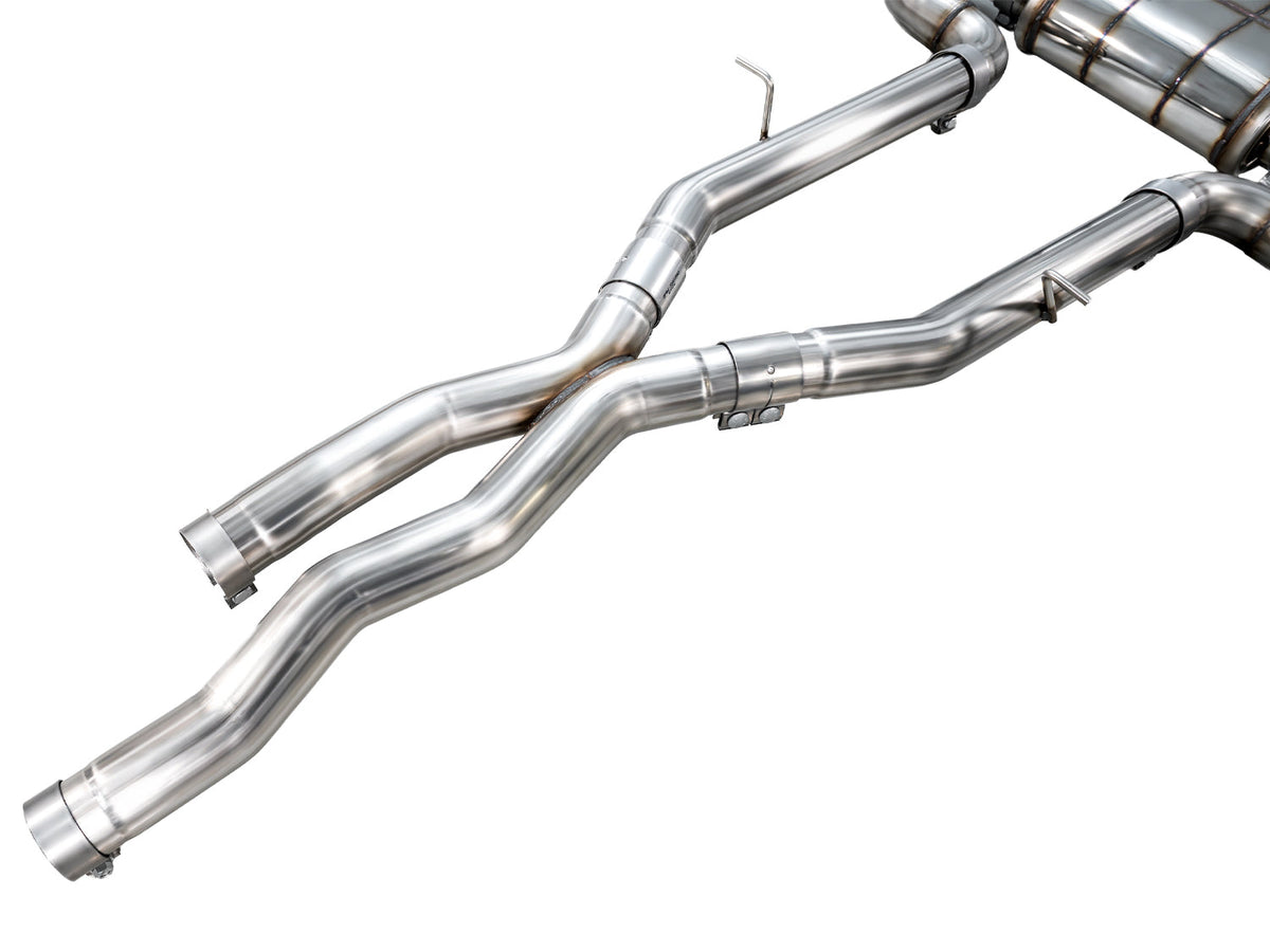 AWE Non-Resonated Performance Mid Pipes for BMW F97 X3 M / F98 X4 M image 3