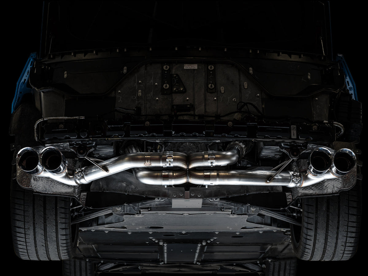 AWE Track Edition Exhaust for C8 Corvette -- Chrome Silver Tips image 7