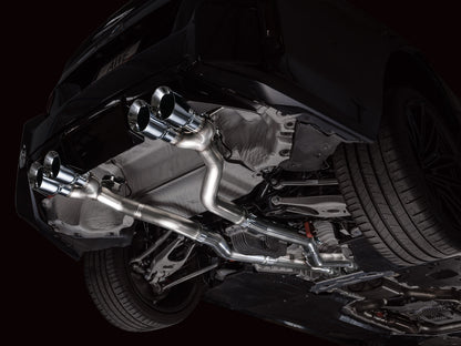 AWE Track Edition Exhaust for BMW G87 M2 - Chrome Silver Tips image 10