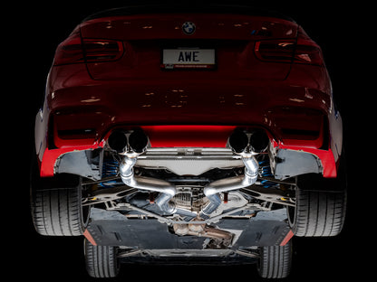 AWE Track Edition Catback Exhaust for BMW F8X M3/M4 - Diamond Black image 4