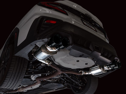 AWE Touring Edition Axleback Exhaust for VB Subaru WRX - Diamond Black Tips image 6