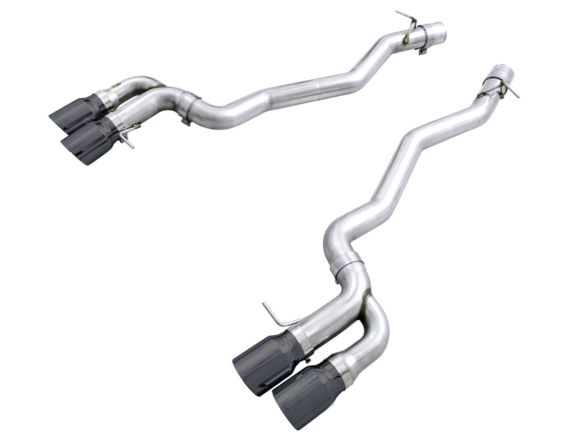AWE Track Edition Axleback Exhaust for BMW F90 M5 - Diamond Black Tips image 1