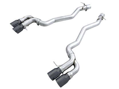 AWE Track Edition Axleback Exhaust for BMW F90 M5 - Diamond Black Tips image 1