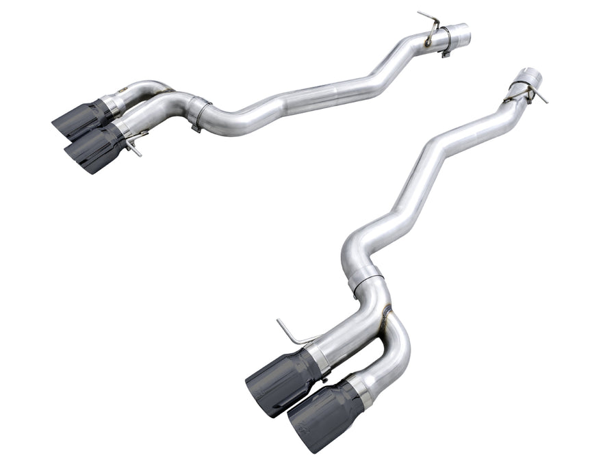 AWE Track Edition Axleback Exhaust for BMW F90 M5 - Diamond Black Tips image 1