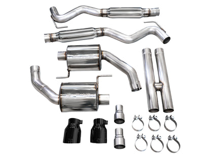 AWE Touring Edition Exhaust for S650 Ford Mustang GT Fastback - Dual Diamond Black Tips image 16
