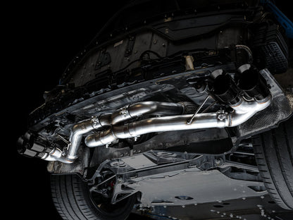 AWE Track Edition Exhaust for C8 Corvette -- Diamond Black Tips image 9