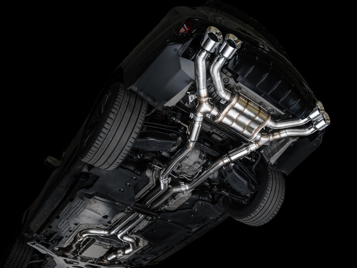 AWE SwitchPath™ Exhaust for Cadillac CT4-V Blackwing - Chrome Silver Tips image 10