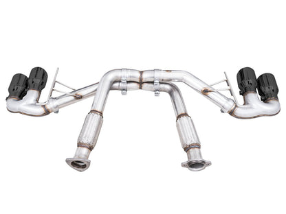 AWE Track Edition Exhaust for C8 Corvette -- Diamond Black Tips image 5