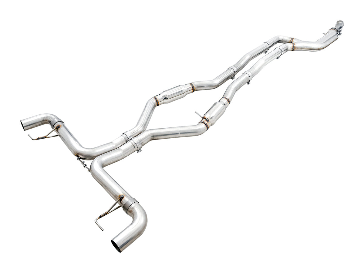 AWE Track Edition Exhaust for G2X M340i / M440i - OE Tips image 1
