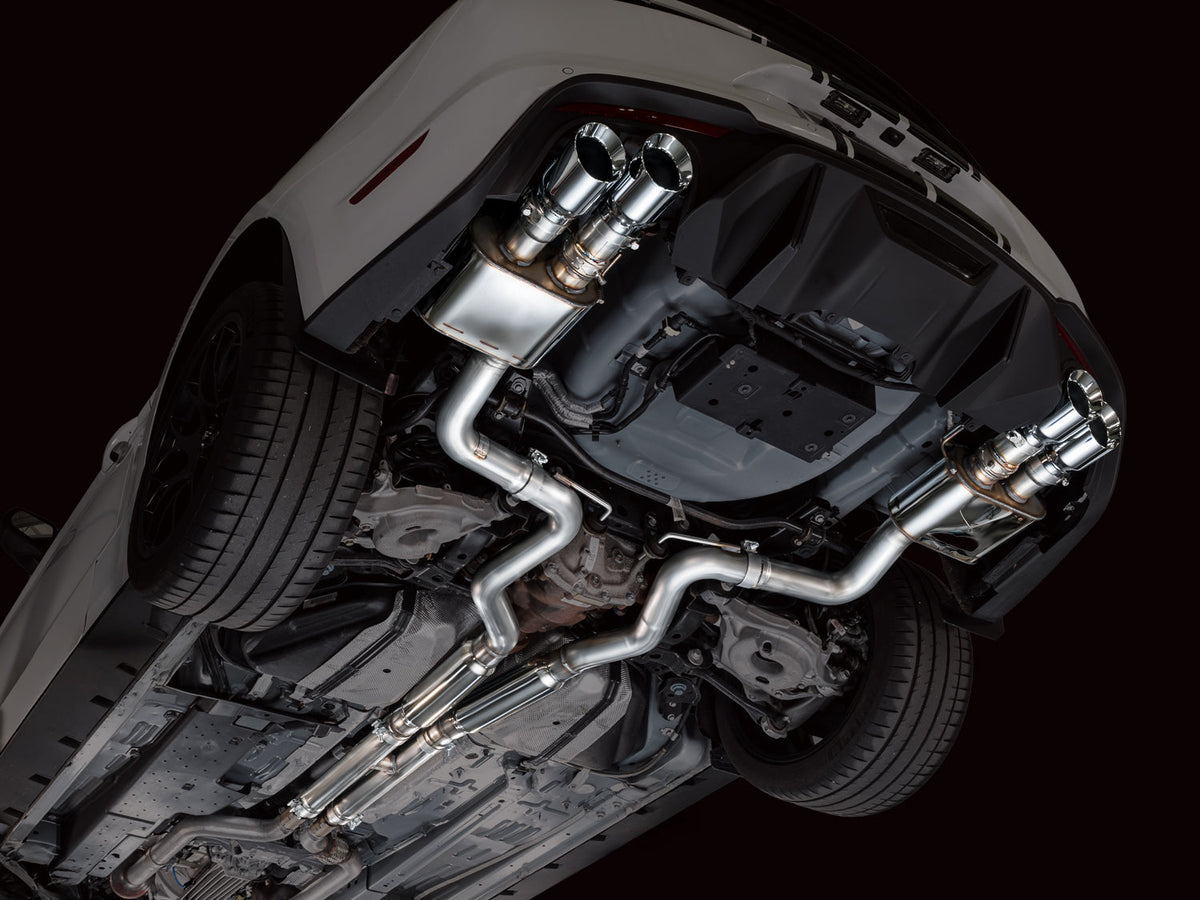 AWE SwitchPath™ Cat-back Exhaust for '18-'23 S550 Mustang GT - Quad Chrome Silver Tips image 5