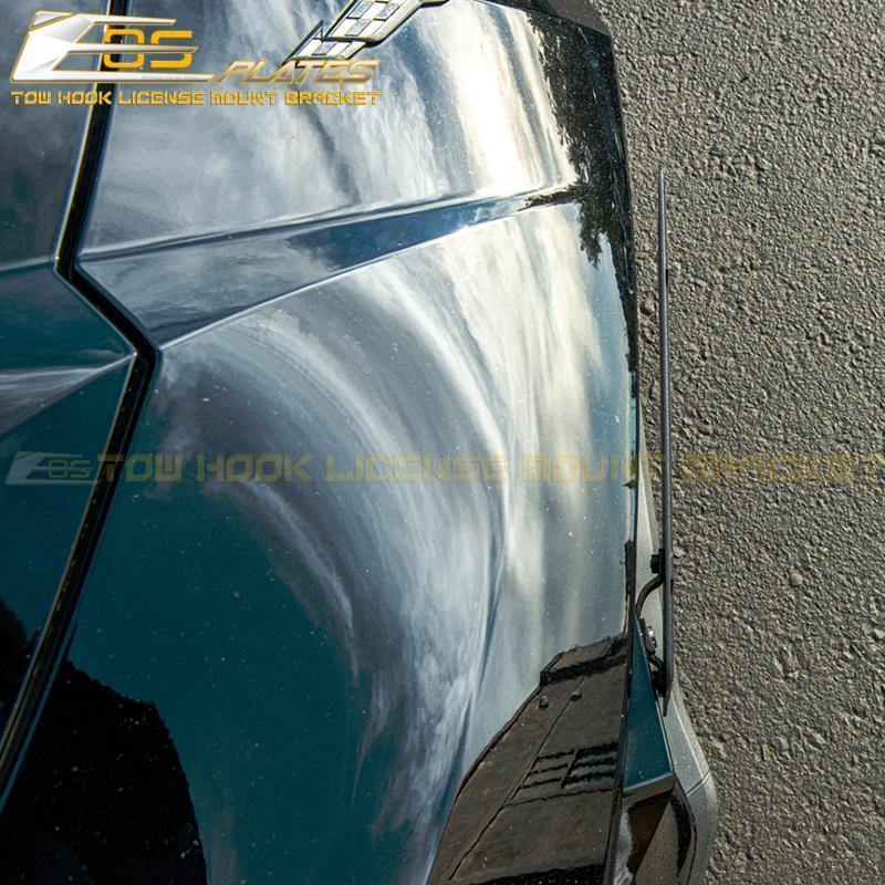 2020-Up Corvette C8 Tow Hook License Plate Adaptor image 7