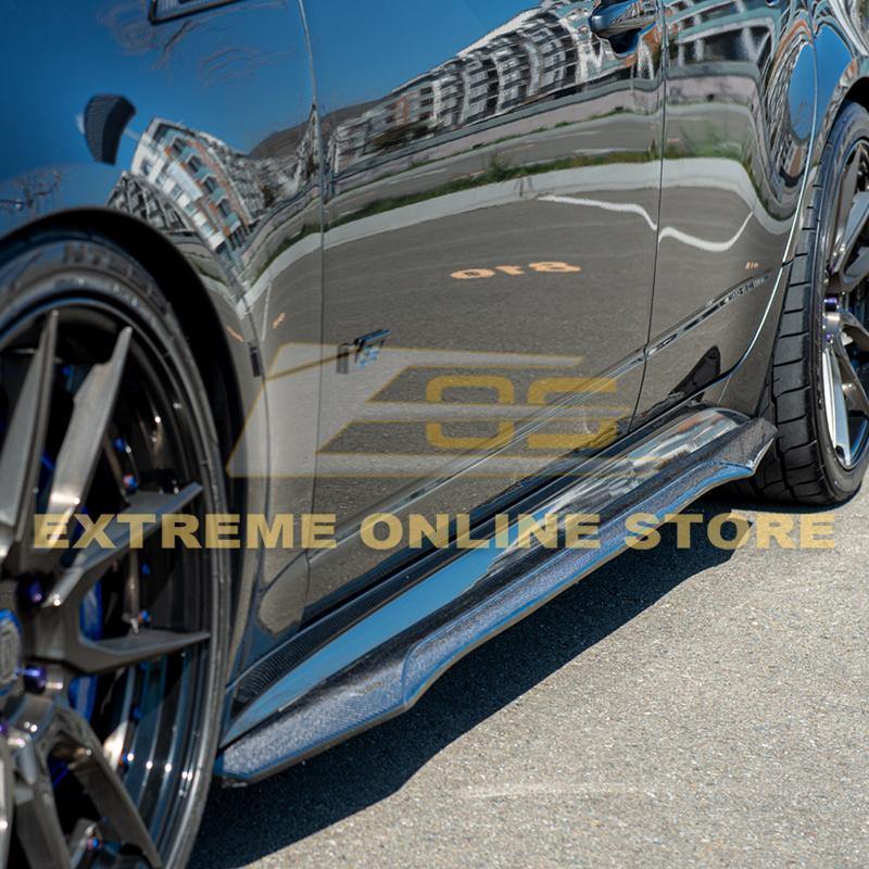 2009-15 Cadillac CTS-V Sedan / Wagon Carbon Fiber Side Skirts image 3