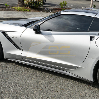Corvette C7 EOS Performance Side Skirts Rocker Panels image 16