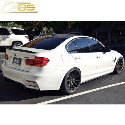 2014-20 BMW F80 M3 Carbon Fiber Front Splitter & Side Skirts image 8