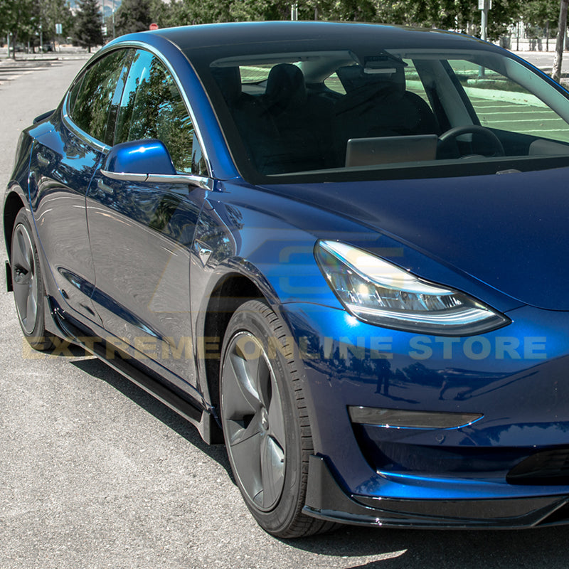 2017-23 Tesla Model 3 Performance Side Skirts image 4