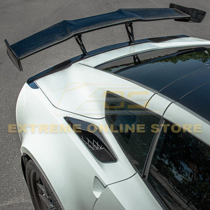 Corvette C7 DRY CARBON FIBER Rear Quarter Intake Vents image 8