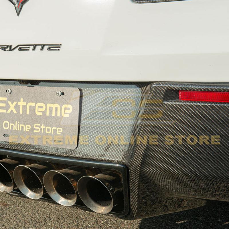 Corvette C7 DRY CARBON FIBER Rear Bumper Diffuser image 4