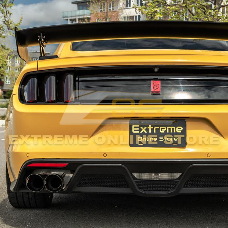 2015-23 Ford Mustang GT500 Track Pack Style DRY CARBON FIBER Rear Spoiler High Wing image 6