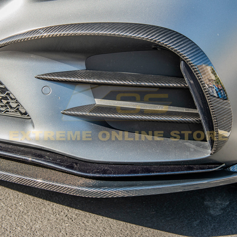 2019-Up Mercedes-Benz C-Class Carbon Fiber Front Air Vent Cover image 5