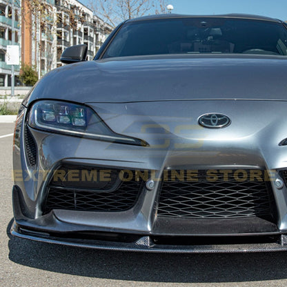 2020-Up Toyota Supra A90 Front Splitter & Side Skirts image 7