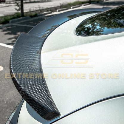2020-24 Tesla Model Y Carbon Fiber Rear Trunk Spoiler image 9