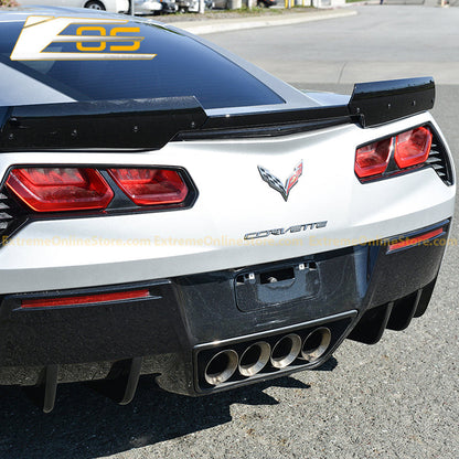 Corvette C7 Rear Bumper Diffuser Fins image 5