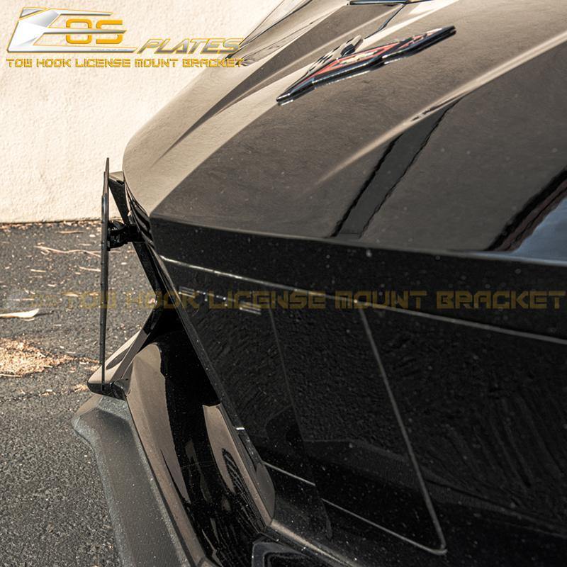 2020-Up Corvette C8 Tow Hook License Plate Adaptor image 8