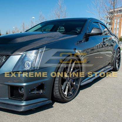 2009-15 Cadillac CTS-V Sedan / Wagon Carbon Fiber Side Skirts image 2