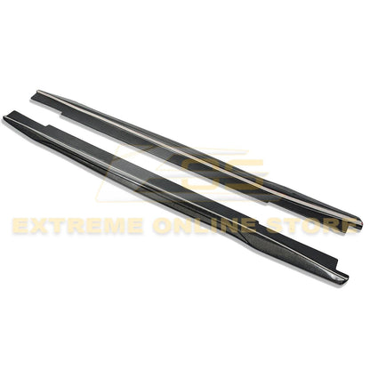 2016-19 Cadillac CTS-V Carbon Fiber Front Splitter Wheel Arch& Side Skirts Rockerst image 17