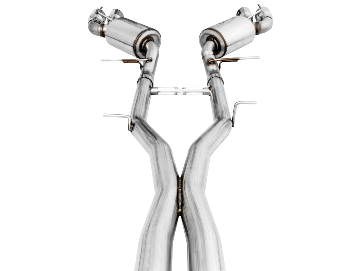 AWE Touring Edition Cat-back Exhaust for Gen6 Camaro SS / ZL1 / LT1 - Resonated - Chrome Silver Tips (Quad Outlet) image 5