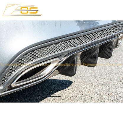 2015-18 Mercedes-Benz C-Class W205 AMG Carbon Fiber Rear Bumper Diffuser image 8