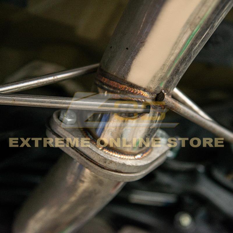 2017-21 Honda Civic Hatchback Sport FK7 3" NO MUFFLER Cat-Back Exhaust image 8