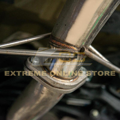 2017-21 Honda Civic Hatchback Sport FK7 3" NO MUFFLER Cat-Back Exhaust image 8