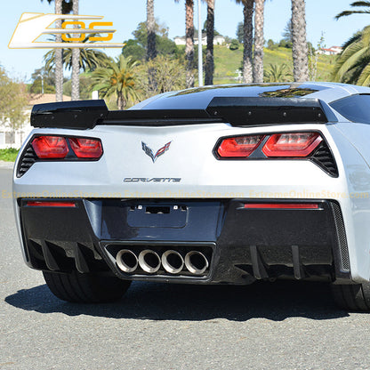 Corvette C7 Rear Bumper Diffuser Fins image 6