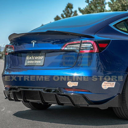 2017-23 Tesla Model 3 Rear Bumper Diffuser image 1
