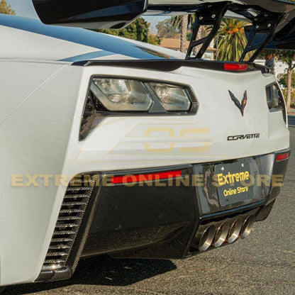 Corvette C7 DRY CARBON FIBER Rear Bumper Diffuser image 5