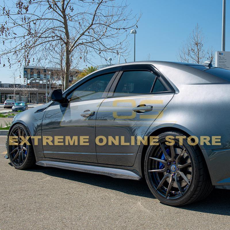 2009-15 Cadillac CTS-V Sedan / Wagon Carbon Fiber Side Skirts image 4