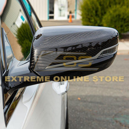 2016-19 Cadillac CTS | CTS-V DRY Carbon Fiber Mirror Covers image 2