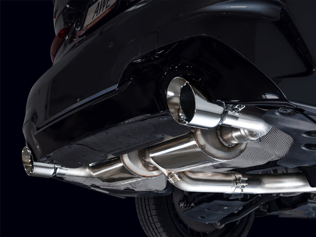 AWE Touring Edition Axle Back Exhaust for BMW G2X 330i/430i - Chrome Silver image 4