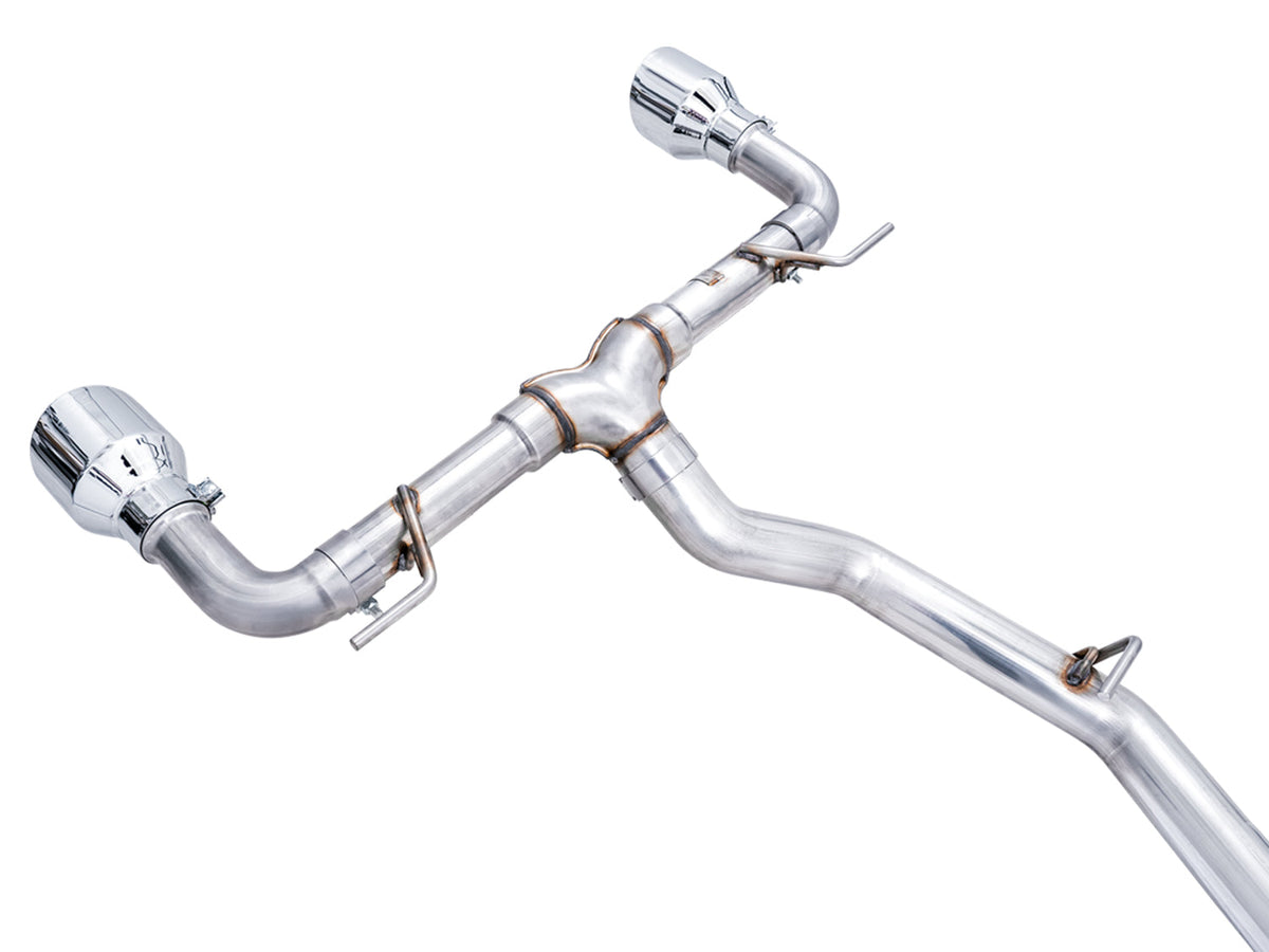 AWE Track Edition Exhaust for Subaru BRZ / Toyota GR86 / Toyota 86 / Scion FR-S - Chrome Silver Tips image 5