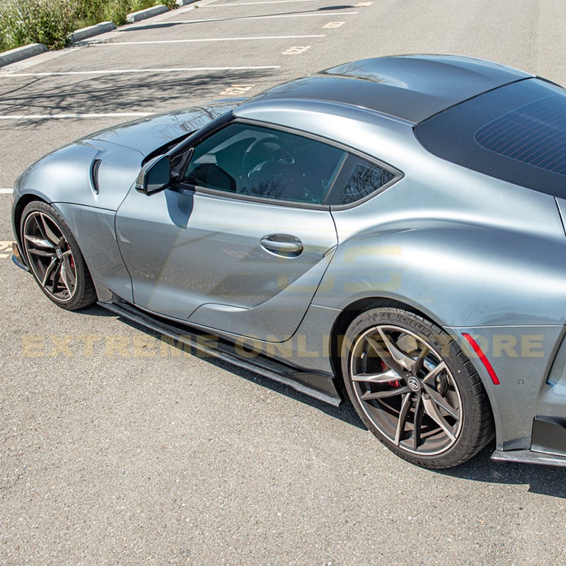 2020-Up Toyota Supra A90 Front Splitter & Side Skirts image 19