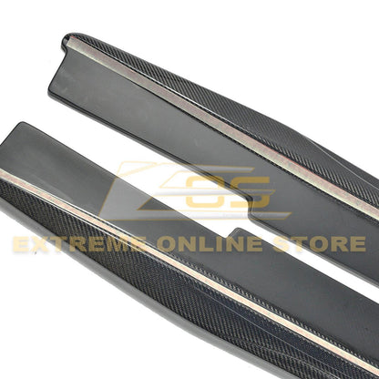 2016-19 Cadillac CTS-V Carbon Fiber Front Splitter Wheel Arch& Side Skirts Rockerst image 19