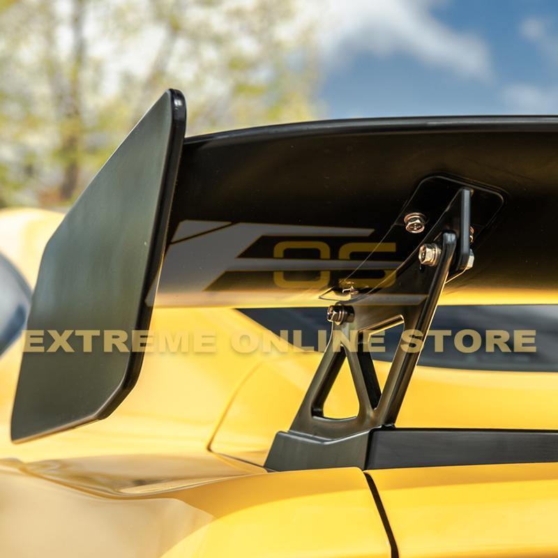 2015-23 Ford Mustang GT500 Track Pack Style DRY CARBON FIBER Rear Spoiler High Wing image 9