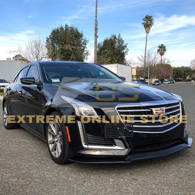 2014-19 Cadillac CTS Vsport Performance Front Splitter image 3