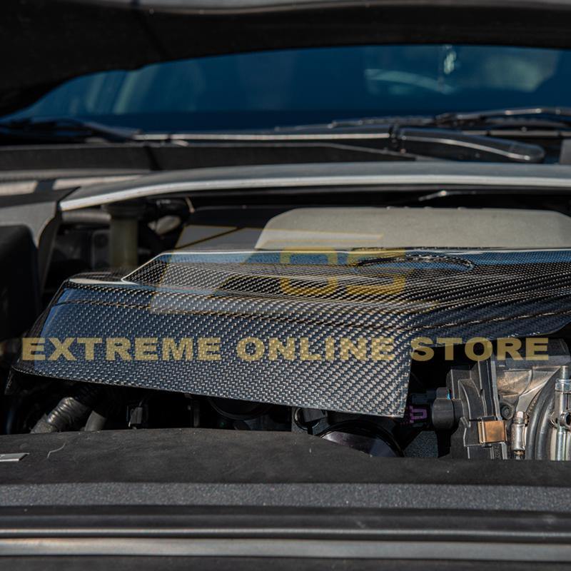 2009-15 Cadillac CTS-V Dry Carbon Fiber Front Engine Cover image 17