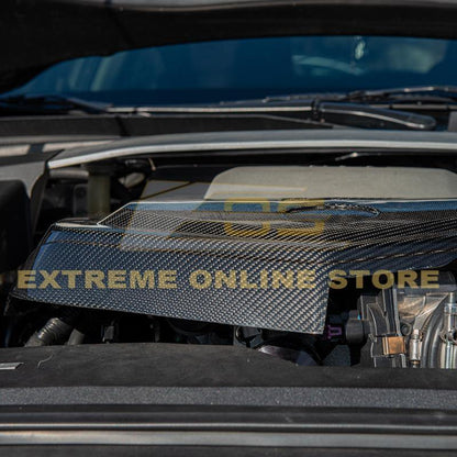 2009-15 Cadillac CTS-V Dry Carbon Fiber Front Engine Cover image 17