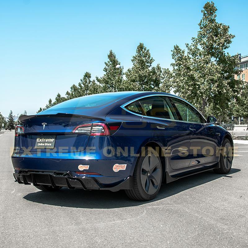 2017-23 Tesla Model 3 Rear Bumper Diffuser image 7