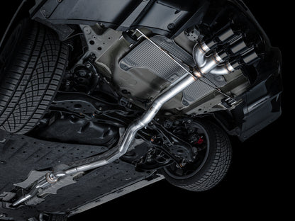 AWE Track Edition Exhaust for DE5 Integra Type-S - Triple Diamond Black Tips image 16