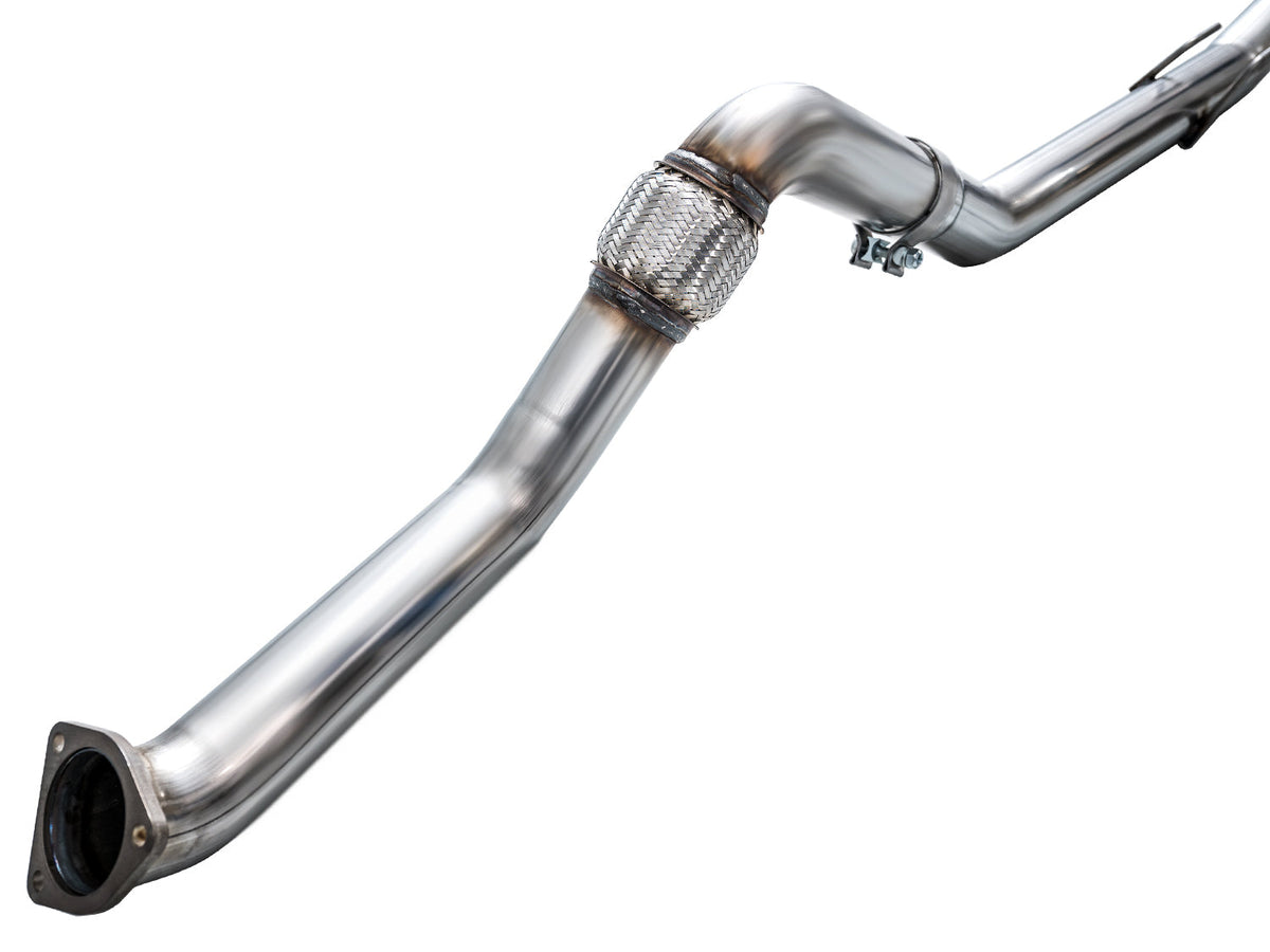 AWE Track Edition Exhaust for DE5 Integra Type-S - Triple Chrome Silver Tips image 13