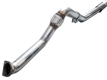 AWE Track Edition Exhaust for DE5 Integra Type-S - Triple Chrome Silver Tips image 13